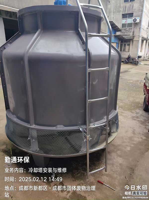 泸州60T玻璃钢冷却塔整塔发货