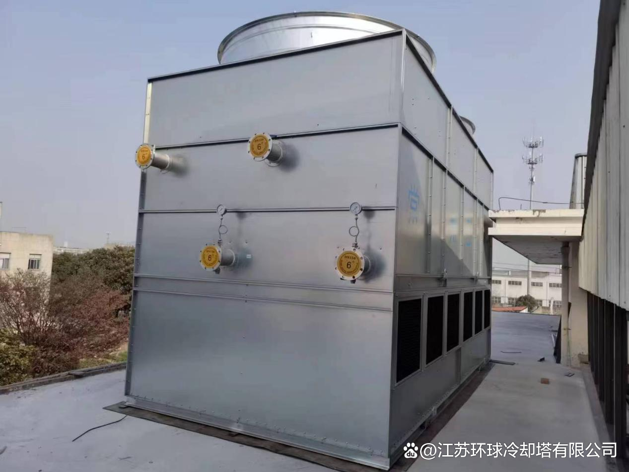 不锈钢冷却塔 密闭式冷却塔 横流密封闭式铜管盘管冷却凉水塔