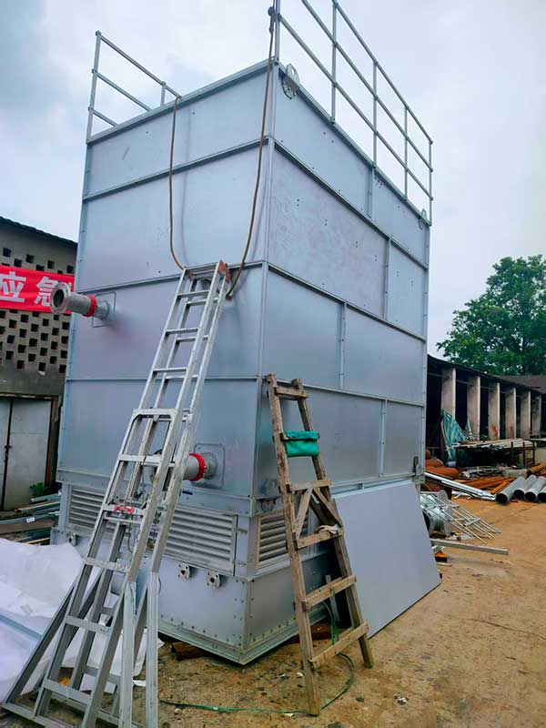 泸州闭式冷却塔，泸州闭式冷却塔配件，泸州闭式冷却塔组装现场